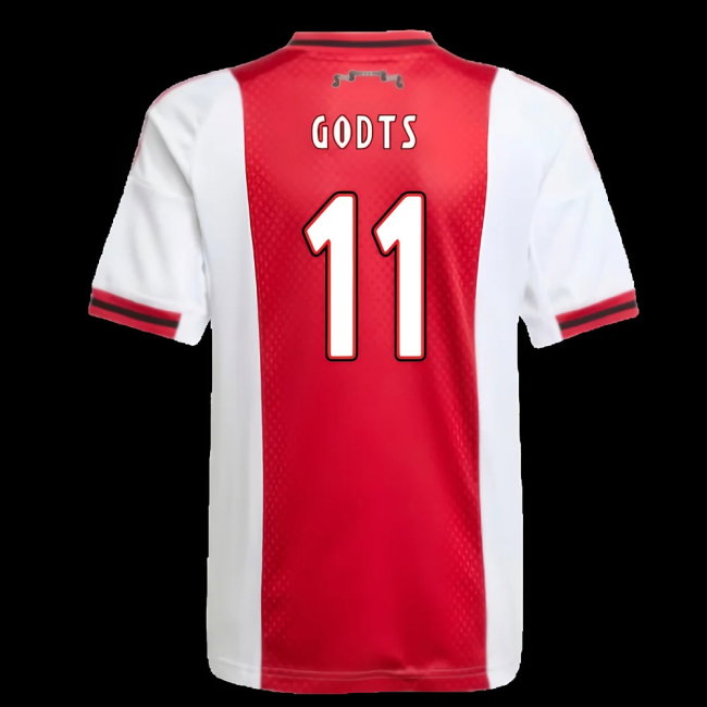 2025-2026 Ajax Home Shirt (Kids) (Godts 11)-SoccerKits Hub | Buy Soccer Jerseys Online